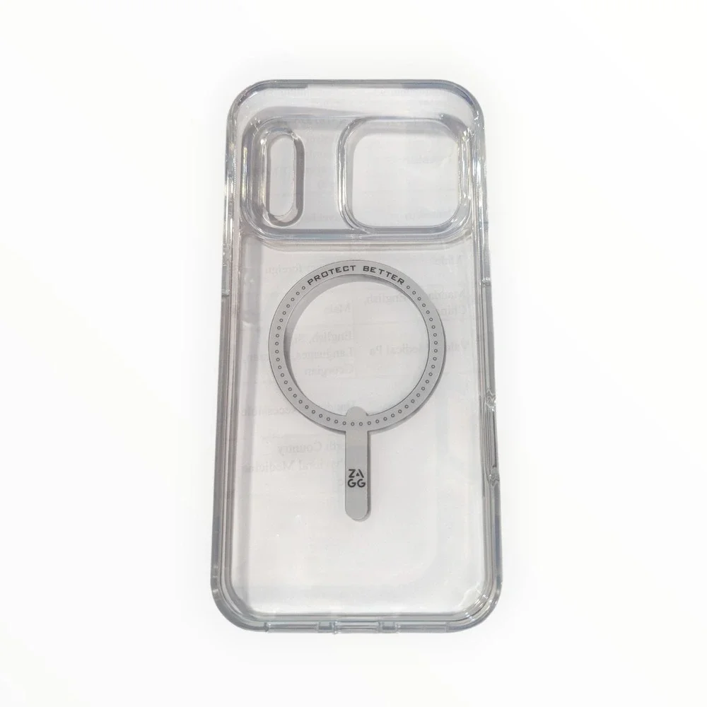 Oo2-U ZAGG Crystal Palace Lite Snap Case Apple iPhone 17 Pro Max Clear Scuffs ⬇️